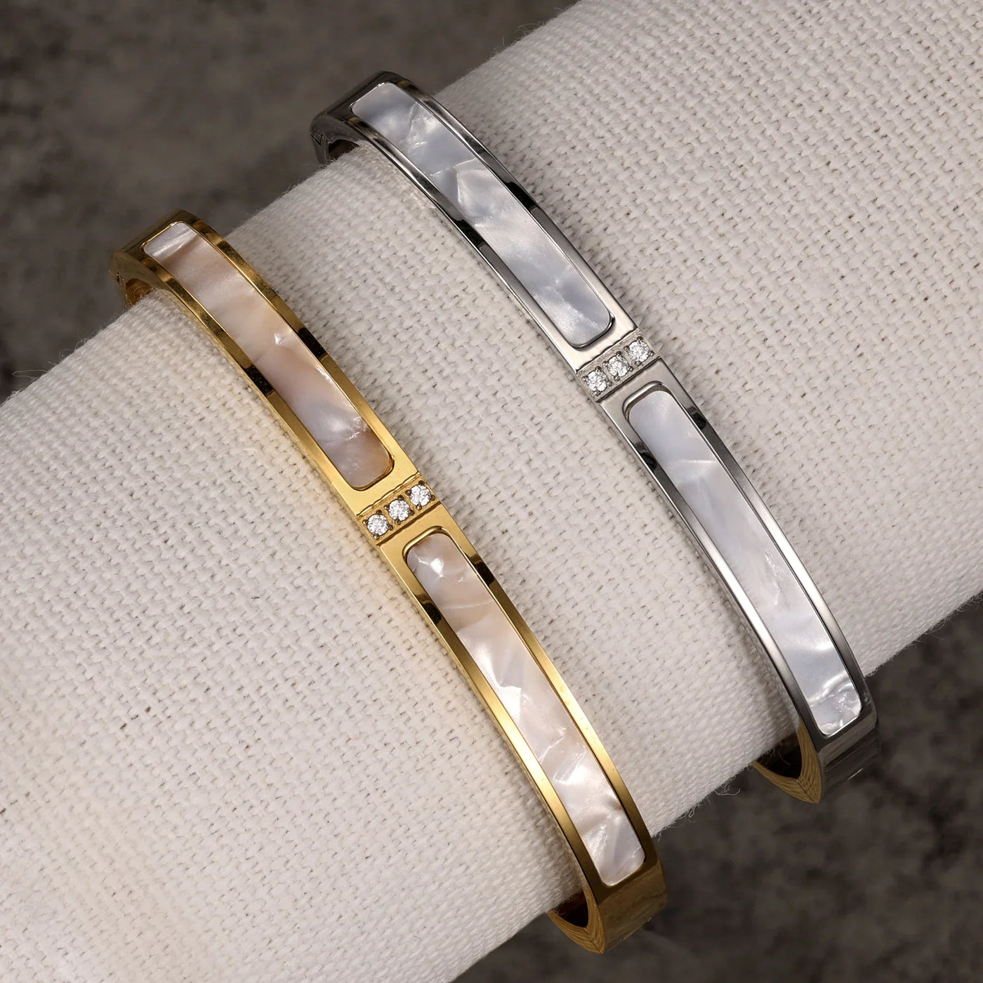 Pearl Armband · Edelstahl