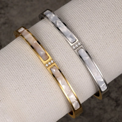 Pearl Armband · Edelstahl