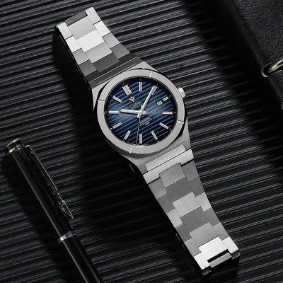 CADISEN Diver Uhr Retro Luxury Sapphire
