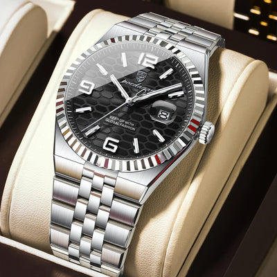 POEDAGAR High Quality Original Men Clock