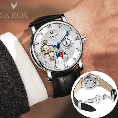 SKROX Moon Phase Tourbillon Automatic Clockwork
