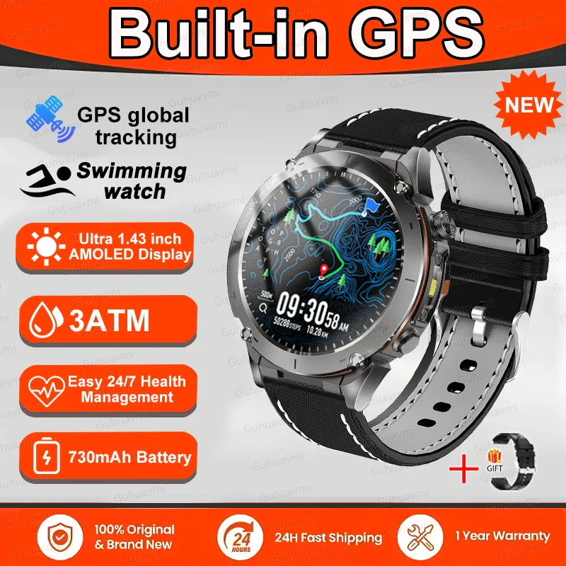 New T-Rex 3 GPS Smart Uhr