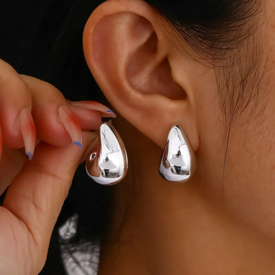 Simple French Style Geometric Earrings Fashion Luxurious Drop Earring Daily Party Vacations Jewelry Gifts 2025