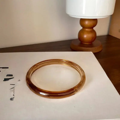 Fashion Irregular Acrylic Acetate Bracelets Vintage Hyperbole Korean Jewelry Bangles Sweet Elegant Pulseras Mujer – Armband