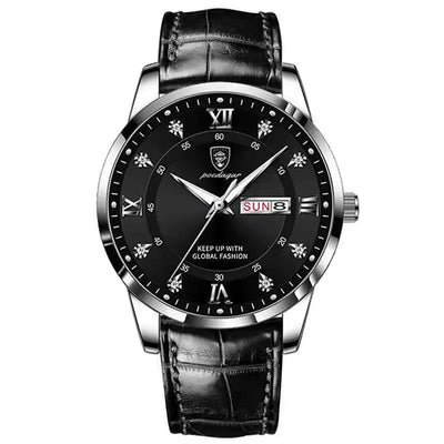 POEDAGAR Luxury Brand Men Uhr Wasserdicht