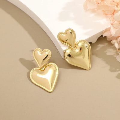 Simple French Style Geometric Earrings Fashion Luxurious Drop Earring Daily Party Vacations Jewelry Gifts 2025