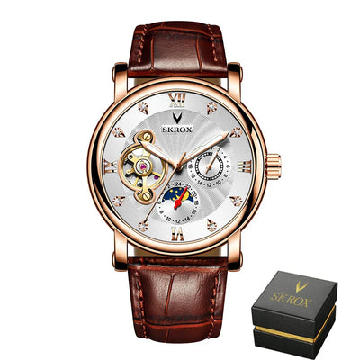 SKROX Moon Phase Tourbillon Automatic Clockwork