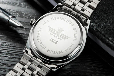 Luxus Herren-Armbanduhr 2022 – Edelstahlband, Wasserdicht, Business Uhren für Männer | Relogio Masculino