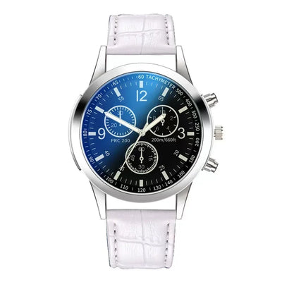 Quarz-Armbanduhr für Herren – Retro Design, Wolframstahl, Keine Wasserdichtigkeit