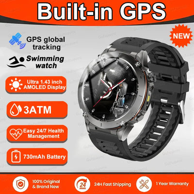 New T-Rex 3 GPS Smart Uhr