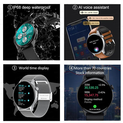 2025 NFC Smart Uhr Amoled HD
