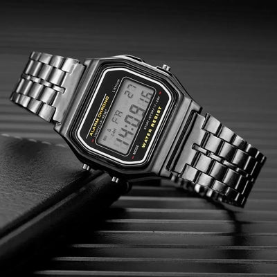Digitale LED-Armbanduhr 2025 – Sportlich. Stylisch. Wasserdicht.