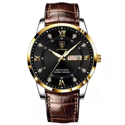 POEDAGAR Luxury Brand Men Uhr Wasserdicht