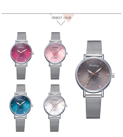 Damen Armbanduhr – Elegante Quarzuhr aus Edelstahl in Silber | Stilvoll & Alltagstauglich