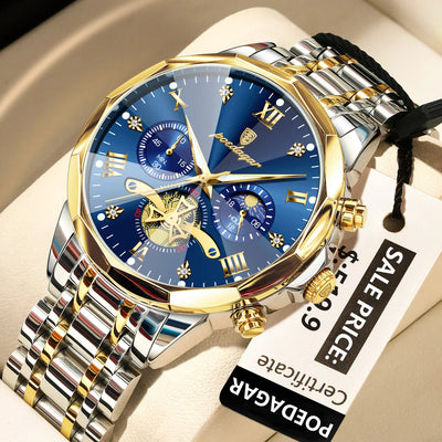 POEDAGAR Luxury Men Uhr Top Original