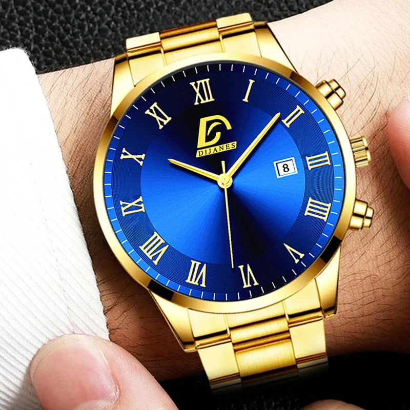 Luxus Herren-Armbanduhr – Minimalistisch & Elegant.