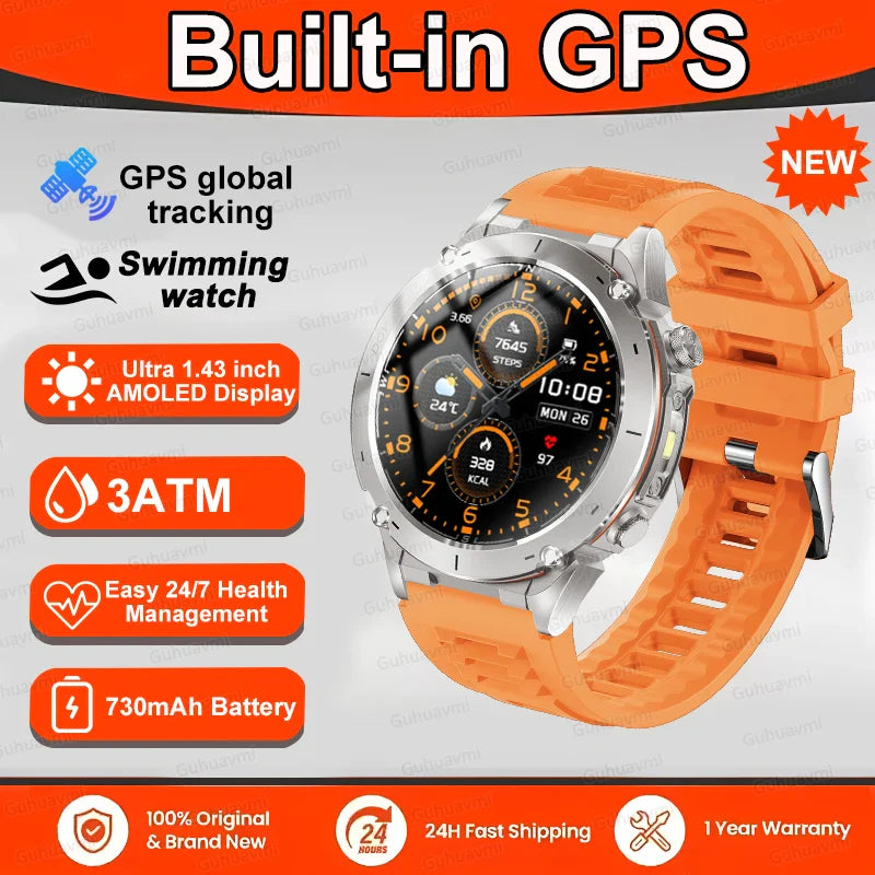 New T-Rex 3 GPS Smart Uhr