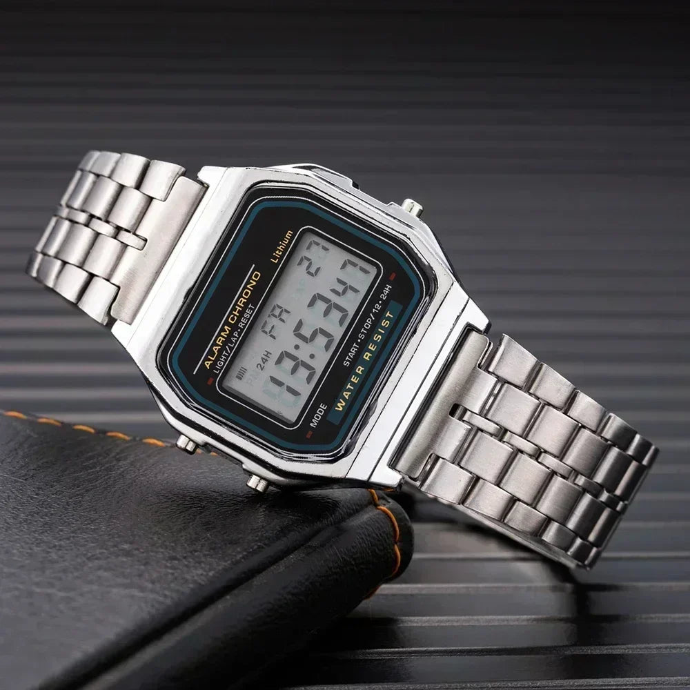 Digitale LED-Armbanduhr 2025 – Sportlich. Stylisch. Wasserdicht.