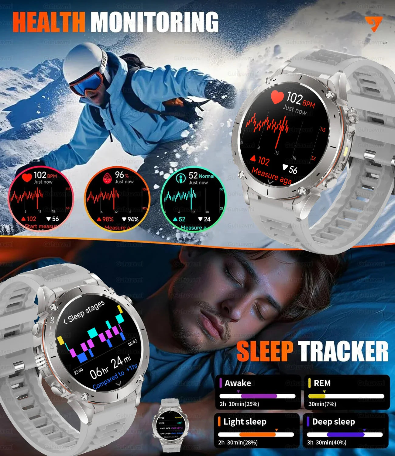 New T-Rex 3 GPS Smart Uhr