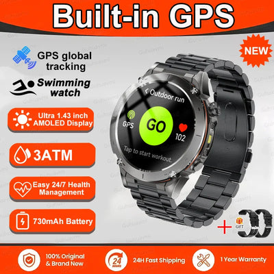 New T-Rex 3 GPS Smart Uhr