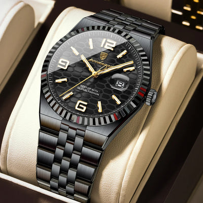 POEDAGAR High Quality Original Men Clock