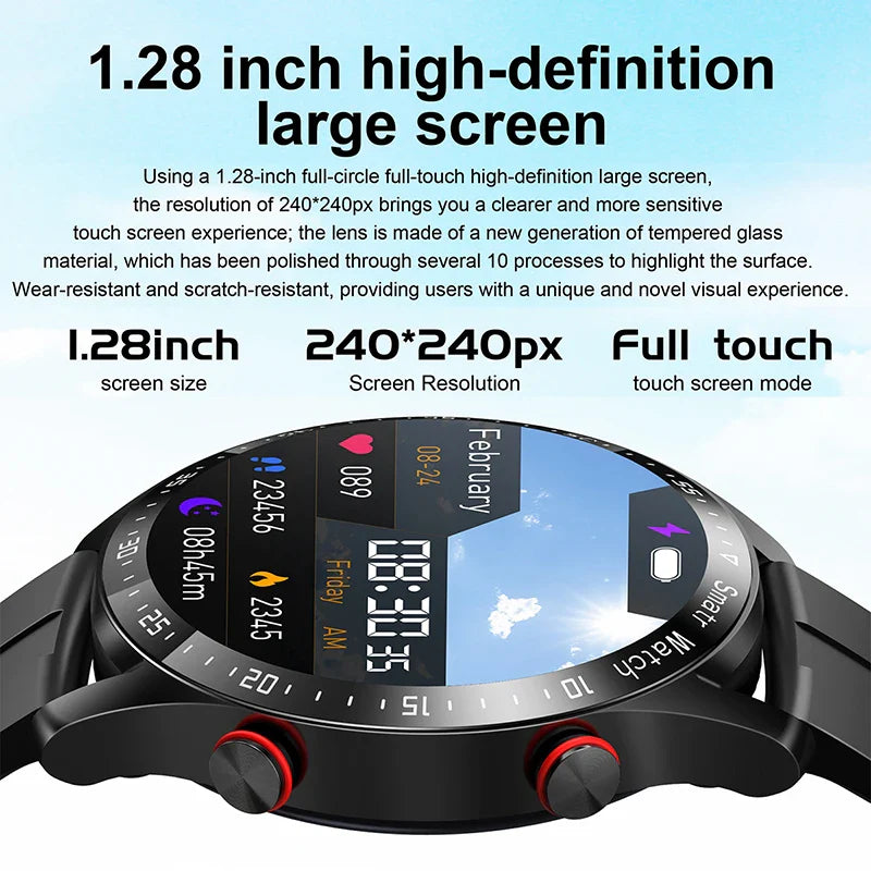 ECG+PPG Bluetooth Call Smart Uhr Men