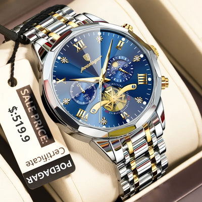 POEDAGAR Luxury Men Uhr Top Original