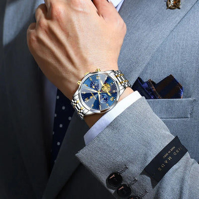 POEDAGAR Luxury Men Uhr Top Original