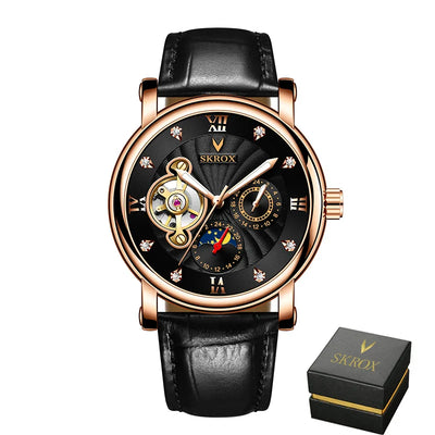 SKROX Moon Phase Tourbillon Automatic Clockwork