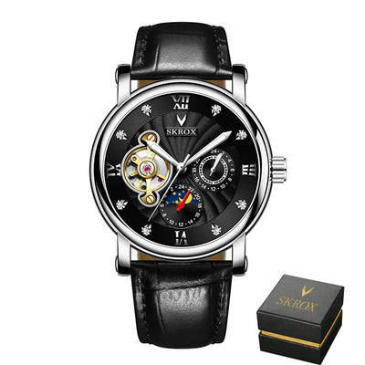 SKROX Moon Phase Tourbillon Automatic Clockwork