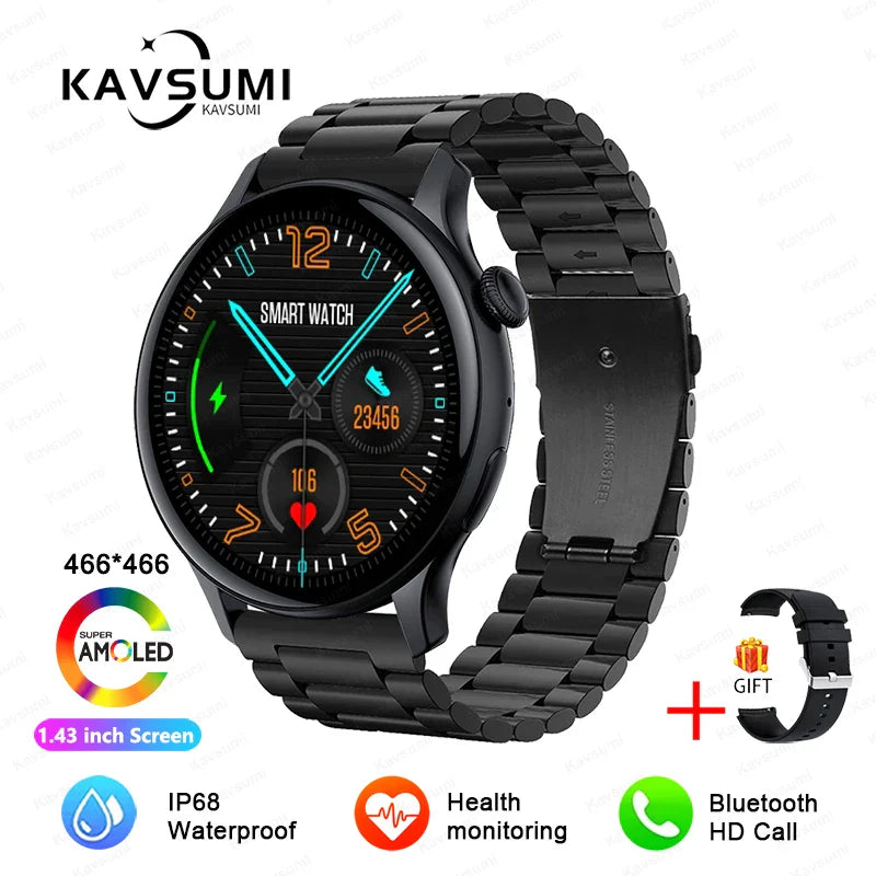 2025 NFC Smart Uhr Amoled HD