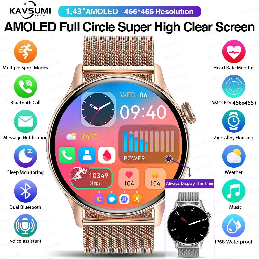 2025 NFC Smart Uhr Amoled HD