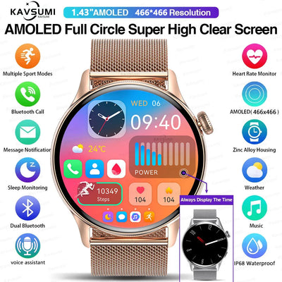 2025 NFC Smart Uhr Amoled HD
