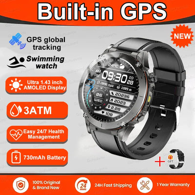 New T-Rex 3 GPS Smart Uhr