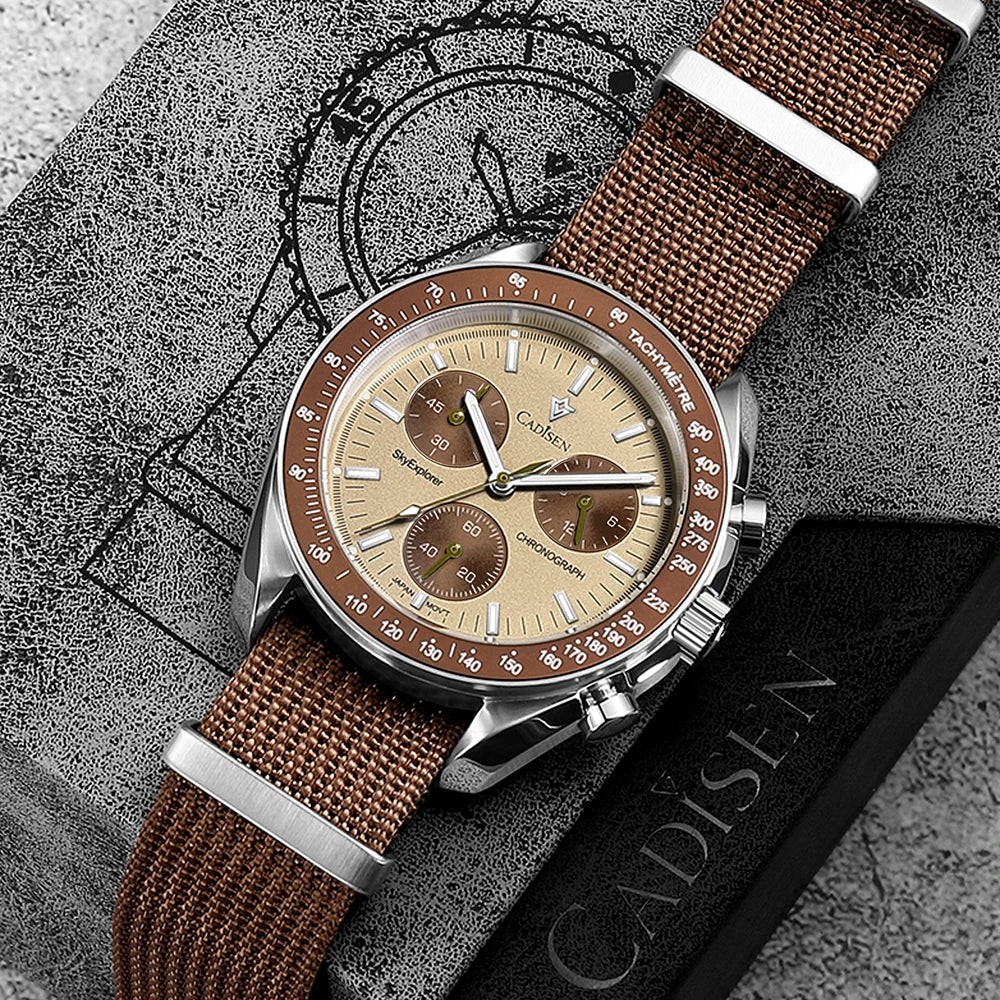 CADISEN New Herren Uhr Luxury Quarz