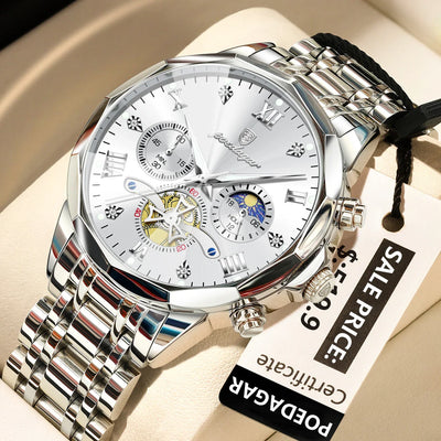 POEDAGAR Luxury Men Uhr Top Original