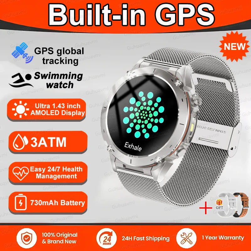 New T-Rex 3 GPS Smart Uhr