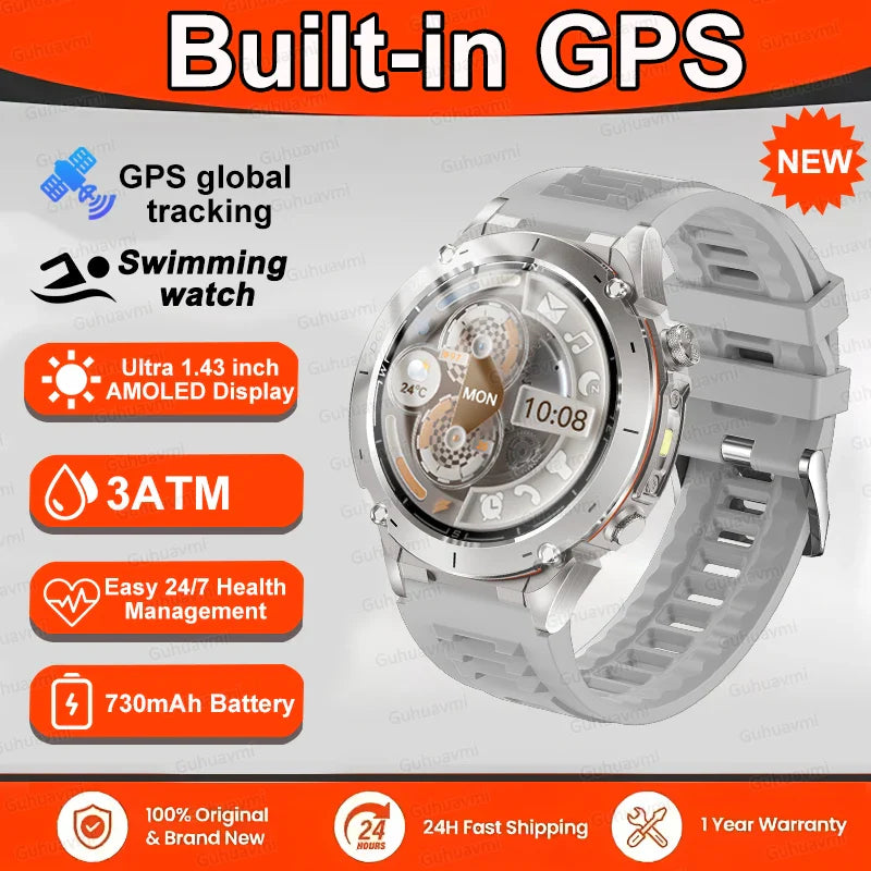 New T-Rex 3 GPS Smart Uhr