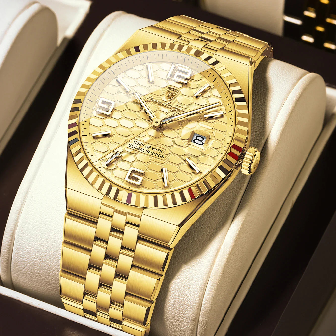 POEDAGAR High Quality Original Men Clock