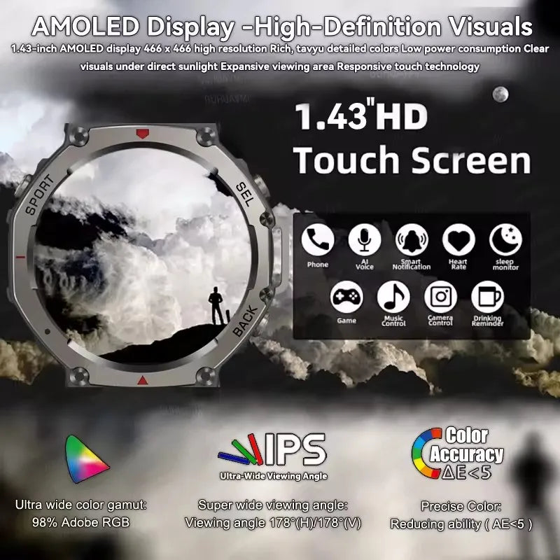 2025 New Military Bluetooth Call Smart