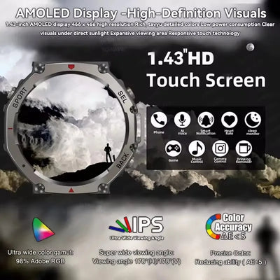 2025 New Military Bluetooth Call Smart
