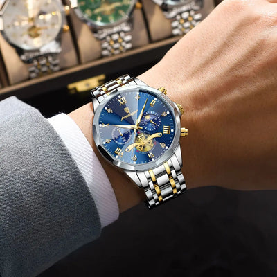 POEDAGAR Luxury Men Uhr Top Original