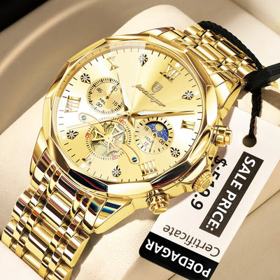 POEDAGAR Luxury Men Uhr Top Original