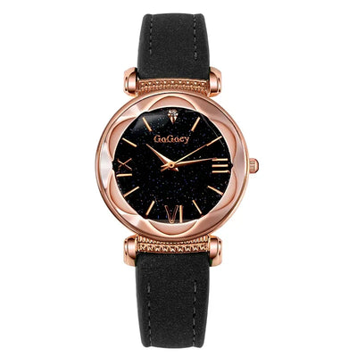 Starry Sky Quarz-Armbanduhr für Frauen – Elegante Damen Uhr, Montre Femme, Reloj Mujer, Horloges Women, Relógio Feminino