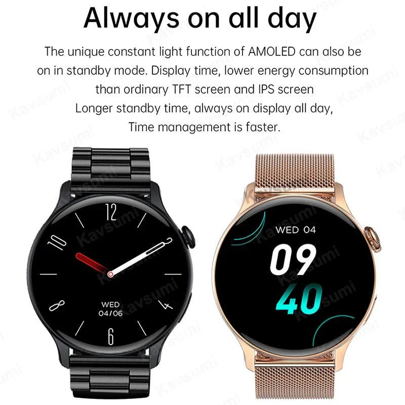 2025 NFC Smart Uhr Amoled HD