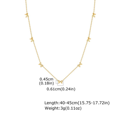 Opal Halskette · Edelstahl