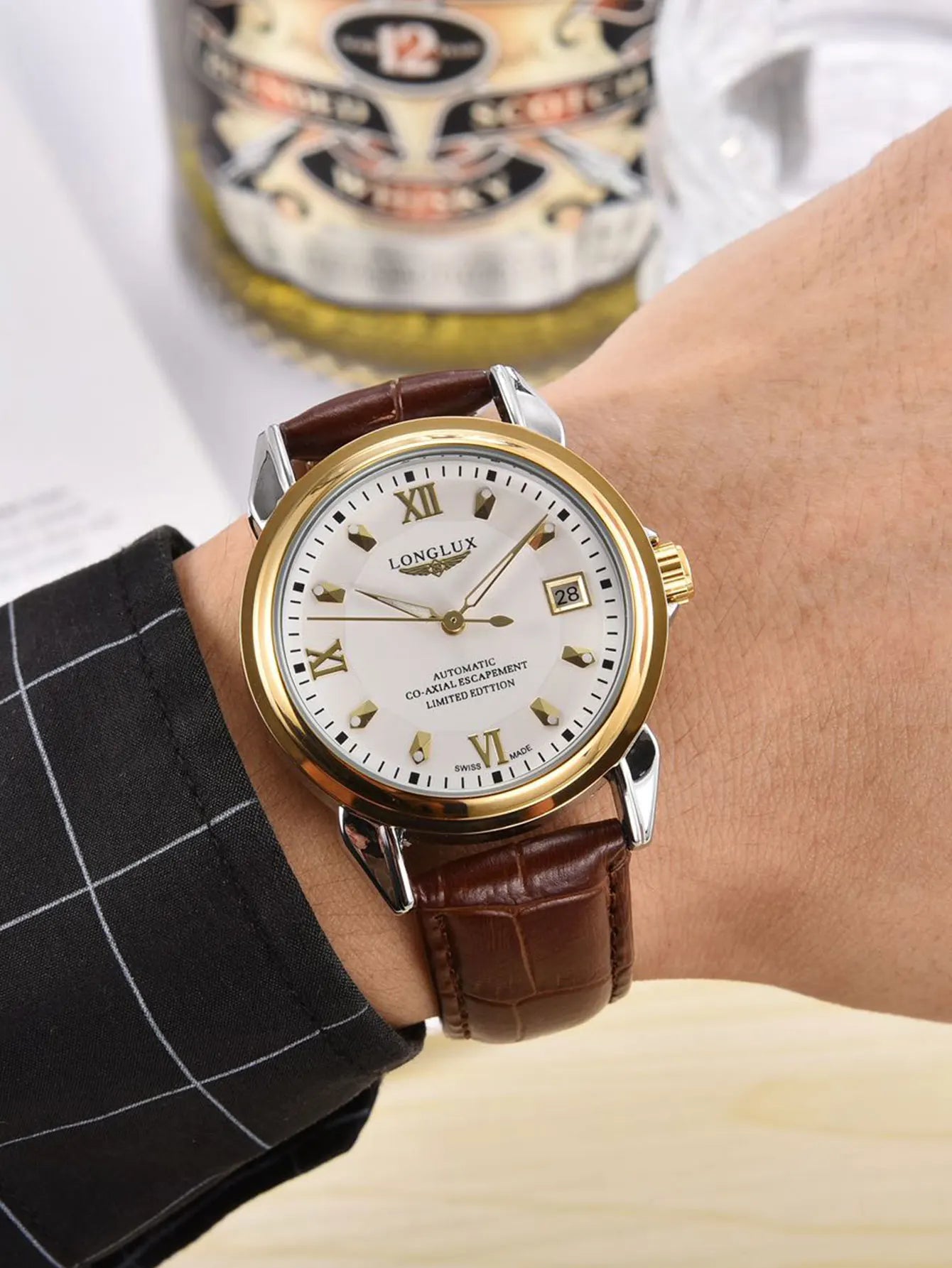 LONGLUX automatic man Uhr business leisure