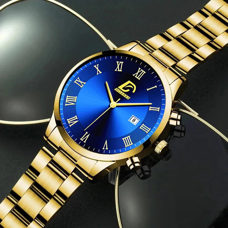 Luxus Herren-Armbanduhr – Minimalistisch & Elegant.