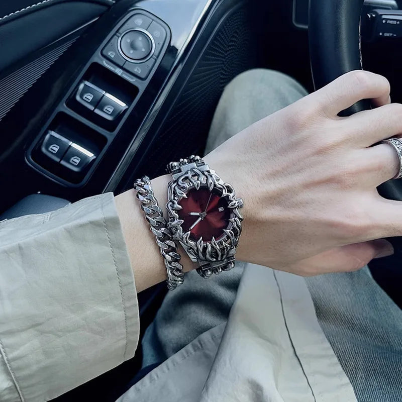 heterosexual claw Uhr alabaster retro Y2K