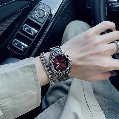 heterosexual claw Uhr alabaster retro Y2K